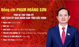 Chủ tịch UBND tỉnh Bắc Ninh Phạm Hoàng Sơn 